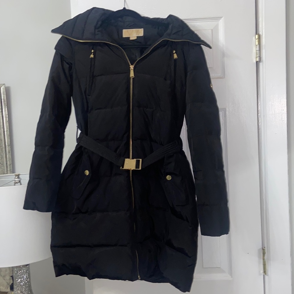 Michael Kors Black Winter a Coat Size Small!